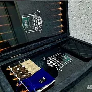 Нарды под стеклом «Вперёд быки!» — оригинальный подарок — фотография 5
