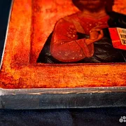 Икона "Христос Пантократор" дерево, ручная работа — необычный подарок — фотография 6