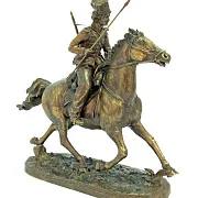 Композиция «Донской казак» из бронзы в подарок — фотография 2