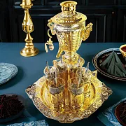 Подарочный чайный набор с самоваром. Златоуст — фотография 1