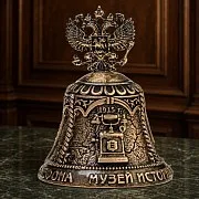 На память: Бронзовый колокольчик «Музей истории телефона» — фотография 1