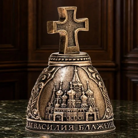 На память: Бронзовый колокольчик «Москва. Крест»