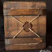 Икона деревянная "Св. Даниил Московский" — оригинальный подарок — фотография 2