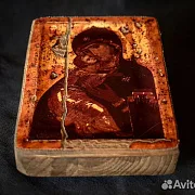 На память: Иконка "Владимирская" Божией Матери. 15 см — фотография 3