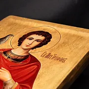 На память: Икона деревянная с ковчегом "Святой Трифон" — фотография 6