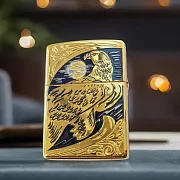 Бензиновая зажигалка Zippo "Орел" № 4 — необычный подарок — фотография 1