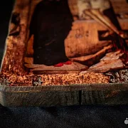 На память: Икона "Распятие Иисуса Христа " +подставка — фотография 8