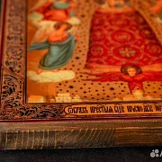 Икона деревянная "Прибавление ума" Богоматери — необычный подарок — фотография 5