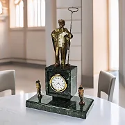 Подарочные часы «Металлург» с подставками — фотография 1