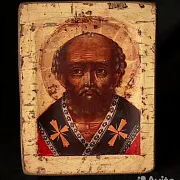 Св. Николай Чудотворец. Икона. 15*13 — необычный подарок — фотография 4