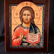 Икона с ковчегом "Христос Вседержитель" — необычный подарок — фотография 1
