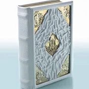 "Библия" в коробе-шкатулке — книга в кожаном переплёте — оригинальный подарок — фотография 2