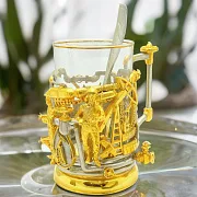 Подстаканник для чая «Нефтяники» — оригинальный подарок — фотография 1