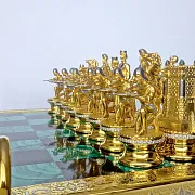 Шахматы «Малахит» — красивый подарок — фотография 9