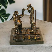 Статуэтка «Железнодорожные рабочие» — необычный подарок — фотография 1
