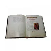 На память: Русские Святые. Жизнь и деяния — книга в кожаном переплёте — фотография 3