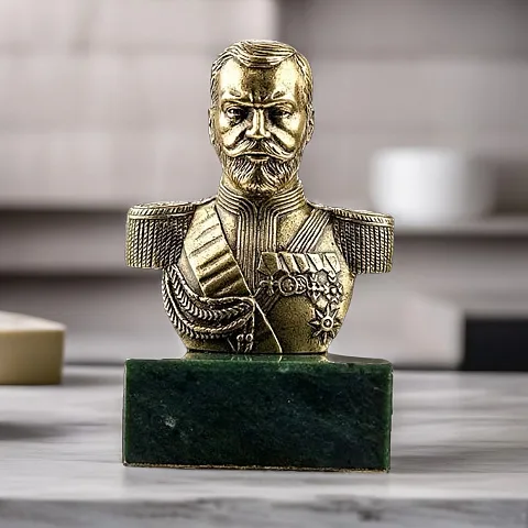Бронзовый бюст «Николай II» в подарок