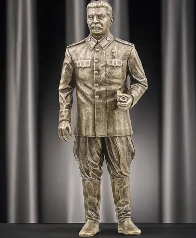 На память: Бронзовая статуэтка «И.В. Сталин», 144×56×34 мм