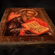 На память: Икона "Иоанн Богослов". Ручная работа — фотография 3