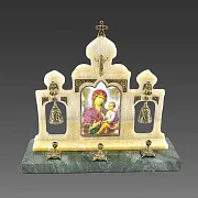 Подарочная пасхальная композиция "Богородица с Иисусом" — фотография 3