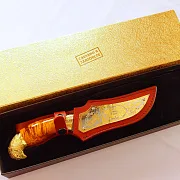 Подарочный дамасский нож «Медведь» №5 — фотография 8