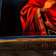 Богоматерь "Умягчение злых сердец" икона дерево — красивый подарок — фотография 5